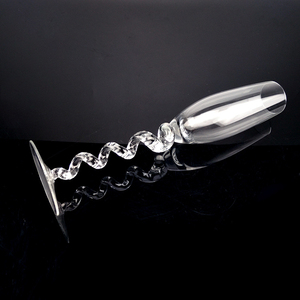 <span class=keywords><strong>Flûtes</strong></span> <span class=keywords><strong>à</strong></span> <span class=keywords><strong>champagne</strong></span> transparentes, sans plomb, <span class=keywords><strong>cristal</strong></span> créatif, <span class=keywords><strong>en</strong></span> vrac, avec poignée <span class=keywords><strong>en</strong></span> spirale, 1 pièce - Product Image 3