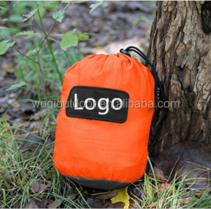 Senderismo Colgando Cama Cama de Viaje Camping <span class=keywords><strong>Hamaca</strong></span> de Tela de Paracaídas Portátil de Alta Resistencia para Al Aire Libre - Product Image 2