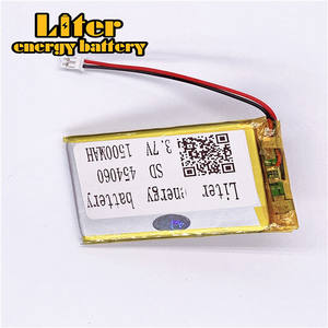 Plug 2,0-2 P Hot sale lithium <strong>3</strong>,7 454060 1500 mAh Polymer rechargeable LiPo battery - Product Image 3