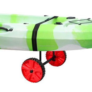 Hoge Kwaliteit Stabiele Verstelbare Aluminium Strand Kajak Winkelwagen <span class=keywords><strong>Trolley</strong></span> Voor Kajak