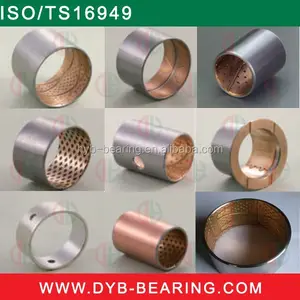 Machine Part Steel Bimetal Bronze Alloy DU /PTFE Carbon Steel Backing Bearing Bush/DX SF-2 Tractor Solid Graphite bushings