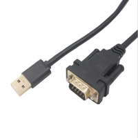 Cable USB 2.0 a Puerto Serie RS232 DB9 Hembra para Impresora y Escáner de Código de Barras con Carga Rápida