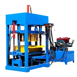 Vuelos de fabricación de ladrillos de cemento diesel máquina de bloque de QT4-30 máquina de bloques de hormigón