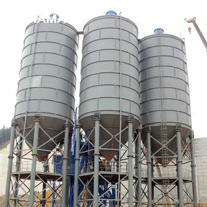 Thiết Kế Silo Chứa Xi Măng Tro Bay Tự Động 200 Tấn 300 Tấn Được Sử Dụng Để Trộn Sẵn Giá Nhà Máy Bê Tông