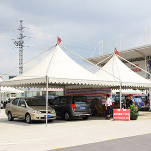 Gazebo Modulare da Esterno COSCO in Alluminio 5m <span class=keywords><strong>x</strong></span> 5m 6x6 Tenda per Posto Auto - Product Image 2