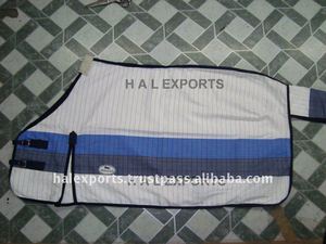 Manta Redonda para Caballo de Algodón Transpirable y Cómoda de Verano HAL, con Forro de Nailon para Uso en Doma Clásica y Compañía Equina - Product Image 2