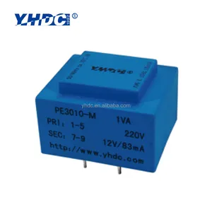 CE certificated 1VA 220Vinput exposy resin potting safety isolation transformer 1VA