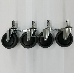 Nuevas Ruedas y Rodillos ESD de 6 Pulgadas - Material TPR con Aro de Acero, Seguros para Restaurantes, Hoteles y Comercios - Product Image 1