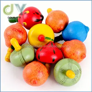 Hot sale Classic Toys Wooden Spinning Top