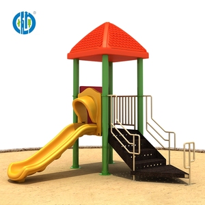 Kindergarten Children Games Outdoor Garden Playground Equipment <strong>Small</strong> Single <strong>Slides</strong> for Sale - Product Image 1