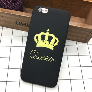 Moda corona Rey <span class=keywords><strong>reina</strong></span> suave TPU teléfono cubierta caso para el iPhone x 8 8 más 7 7 más 6 6 s se - Product Image 5