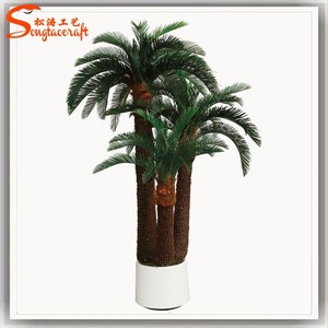 <span class=keywords><strong>Palma</strong></span> Cycas Revoluta Artificiale in Plastica Direttamente dalla Fabbrica, Pianta Finta Mini Cycad per Decorazione Interna e Paesaggistica - Product Image 4