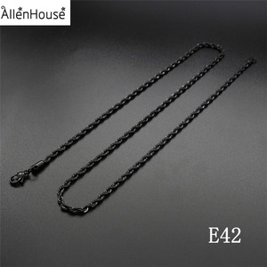 316L in acciaio inox oro/argento scatola catena <span class=keywords><strong>collana</strong></span> con chiusura aragosta classici Unisex gioielli risultati per matrimonio o regalo - Product Image 3
