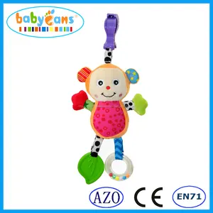 babyfans 새로운 봉제 인형 원숭이 teether 텅 장난감을 아기가 딸랑이 장난감 침대 매달려 장난감 러시아
