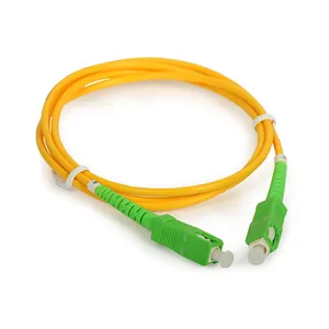 0,9mm/2mm/3mm FC/SC/LC/ST/MU/E2000 PC/APC/UPC Cable de parche de fibra óptica
