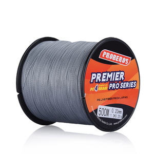 Ligne de pêche tressée Proberos 4 brins 500M PE, multifilament résistant 100LB - Product Image 5