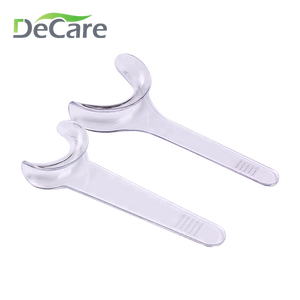 Rétracteur buccal transparent en T avec crochet latéral ouvert pour dentistes - Product Image 1
