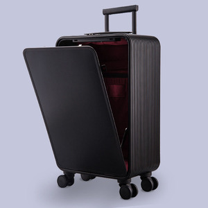 Commercio all'ingrosso lato Duro Viaggiare Check-In Dei Bagagli del Carrello di Alluminio <span class=keywords><strong>Valigia</strong></span> di <span class=keywords><strong>Metallo</strong></span> - Product Image 2