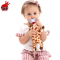 Bebê Chupeta Cadeia Clipe Pendurado Brinquedo Animal de Pelúcia Destacável Titular Da Chupeta Do Bebê Recém-nascido Produtos