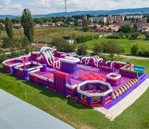 Grand terrain de jeu gonflable 2019 pour adultes, grand design, gonflable géant, parc gonflable pour adultes, énorme parc de divertissement, vente - Product Image 2