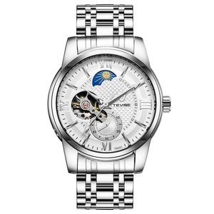 Tevise lujo flying tourbillon hombres reloj Japón movimiento Función de fase lunar ahueca hacia fuera diseño Relojes - Product Image 2