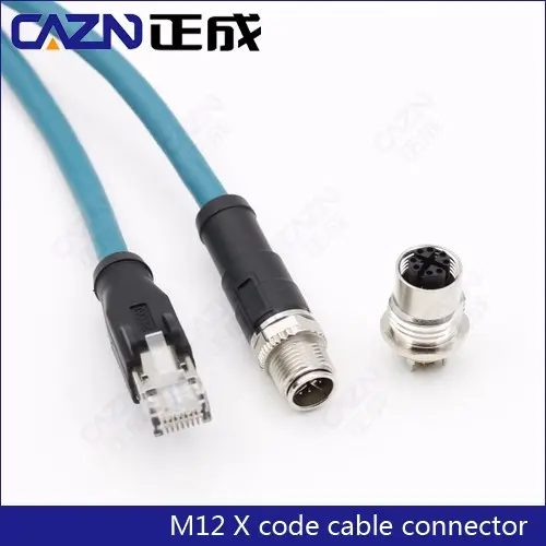 Penyedia CAZN M12 Konektor COGNEX Konektor Carera