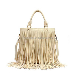 Newest Fashion Two <strong>Sided</strong> Tassel <strong>Ladies</strong> Handbag Shoulder <strong>Bag</strong> Leisure Popular Long Strap Shoulder <strong>Bag</strong> for Girls - Product Image 5