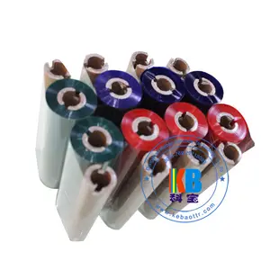 彩色纺织品洗涤树脂色带GK420T织物标签印刷打印机色带