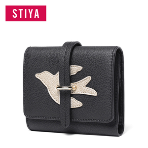 Personnalisé sac à main minimaliste biplier Slim Lady <span class=keywords><strong>bourse</strong></span> d'<span class=keywords><strong>argent</strong></span> véritable portefeuille <span class=keywords><strong>en</strong></span> cuir - Product Image 1
