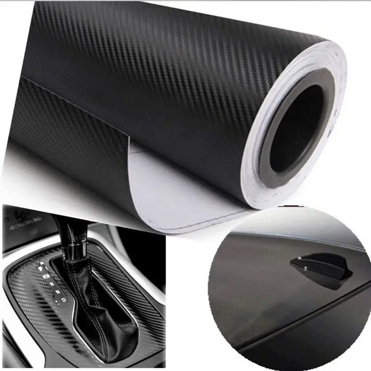 127 cmX30cm 3D Kohle faser Vinyl folie Autozubehör Motorrad Kohle faser Auto Wrap Sheet Roll Film Aufkleber Aufkleber Auto Styling