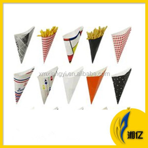 Bao Bì Thực Phẩm Dùng Một Lần Giấy <span class=keywords><strong>Cone</strong></span> Chủ Giấy <span class=keywords><strong>Kraft</strong></span> Khoai Tây Chiên <span class=keywords><strong>Cone</strong></span> - Product Image 3