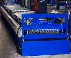 High tensile thin barrel tile corrugated sheet panel roll forming machine