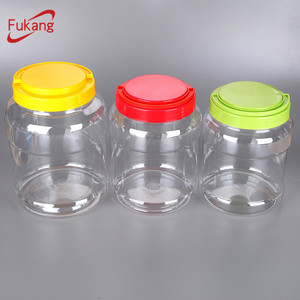 2.5L Round Plastic Container with Handle, clear Plastic Coffee <strong>Jar</strong> Wholesale, <strong>Empty</strong> Wide Mouth Seeds <strong>Sweet</strong> Containers China - Product Image 4