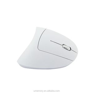 Màu led light có thể điều chỉnh dpi màu trắng tinh khiết 6d máy tính không dây quang ergonomic vertical chuột chơi game - Product Image 5