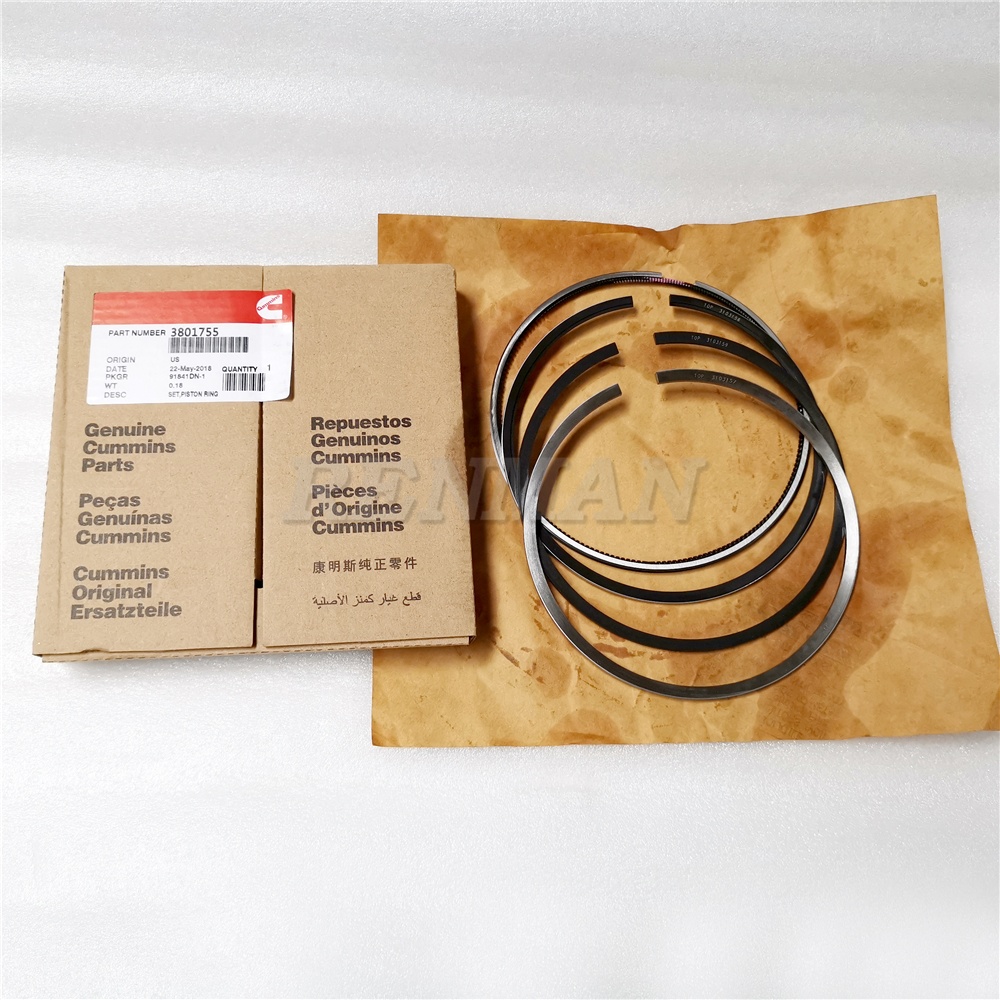 Cummins NT855 NTA855 Engine Parts Piston Ring Set 3803471 3801755 4089811 3260571