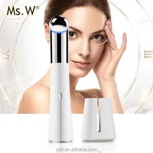 Ms.W Mni Anti rughe ioni bellezza occhi cura della pelle massaggiatore dispositivo microcorrente massaggio viso vibrante Eyebad Remover Machine