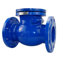 Clapet anti-retour manuel à soufflet oscillant en fonte, à bride, DN80 PN16, 6 pouces, avec joint en caoutchouc, à fermeture douce, pour eau, modèle basse température W-002