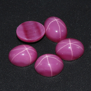 Piedra de rubí sintético de alta calidad, Estrella - Product Image 3