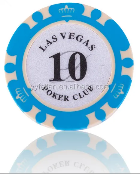Nomor Keripik Plastik untuk Game Di Plastik Kotak Timah Perjudian Poker Chip Set
