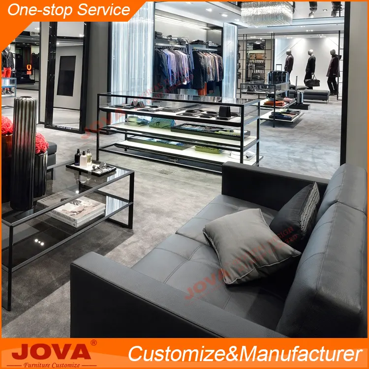 Jova — design d'intérieur de magasin de vêtements moderne, design d'intérieur pour magasin de vêtements