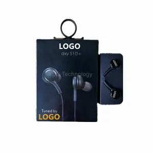 Factory direct sale good quality earphone connection for Samsung pack with color box s8,s10 earphone