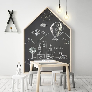 Pizarra adhesiva para preescolar, pizarra de dibujo de tiza para aula, se puede cortar, tablero de forma encantadora - Product Image 4