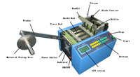 Machine de découpe automatique de bande élastique électrique à haute efficacité pour textiles et vêtements, emballage de cartons