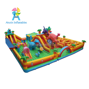 Château gonflable de luxe en forme de labyrinthe <span class=keywords><strong>avec</strong></span> <span class=keywords><strong>petit</strong></span> <span class=keywords><strong>toboggan</strong></span> pour enfants, tente de jeu gonflable <span class=keywords><strong>avec</strong></span> porte cintrée - Product Image 2
