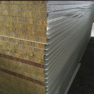 Poids léger laine de <span class=keywords><strong>roche</strong></span> panneau sandwich pour mur de <span class=keywords><strong>la</strong></span> <span class=keywords><strong>maison</strong></span> préfabriquée - Product Image 5