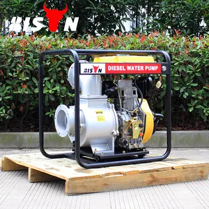 BISON China Taizhou 6 inch Farm Irrigation Movable Diesel Water Pump