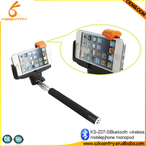 2015 diseño más reciente entrega rápida extensible de mano monopod selfie bluetooth con mando a distancia del obturador - Product Image 1