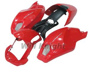 Inyección carenados para <span class=keywords><strong>Ducati</strong></span> 696, 796, 795, 1000, 1100, monstruo de plástico ABS motocicleta completa Kit de <span class=keywords><strong>carenado</strong></span> negro rojo - Product Image 2