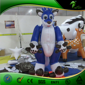 Blu Vestito Cane Gonfiabile Gonfiabili Giocattoli Animali Costume Del Partito Del Fumetto Promozione Modellazione Abbigliamento - Product Image 2