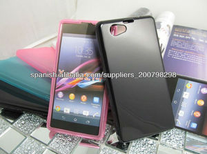 Cubierta de la piel del caso del estilo Jelly para <span class=keywords><strong>Sony</strong></span> <span class=keywords><strong>Xperia</strong></span> Z1 <span class=keywords><strong>Mini</strong></span> - Product Image 1